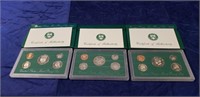 (3) U.S. Mint Proof Sets w/ COA (1994, 1995 &