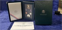 (1) U.S. Mint 1990  Prestige Set w/ COA