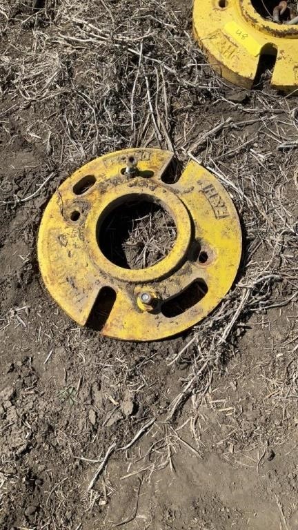 Wheel weights, 3 in lot, off JD “A” unstyled