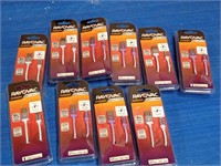 Rayovac iPhone charger cables