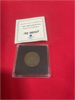 1865 2 cent coin