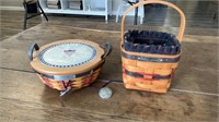 Longaberger 1993 inaugural basket with liner and