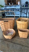 Longaberger Tissue basket with protector and