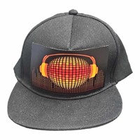 Battery Operated Light Up to any Sound Hat