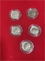 Roosevelt dimes - 1963D, 1968, 1962D, 1982, 1969