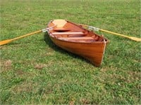 Hand Made Wooden Row Boat Cosine Wherry