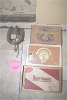 Cigar boxes, bell