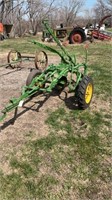 John Deere 2 bottom pull type plow