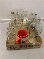 Assorted Milk Bottles and Others