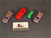 Plastic toy cars