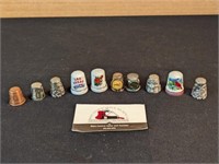 Collectible thimbles (10)