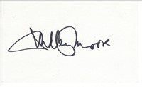 Dudley Moore original signature
