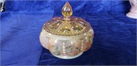 (1) Fenton Covered Dish (6" Tall)