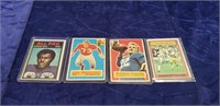 (4) Assorted NFL Football Cards