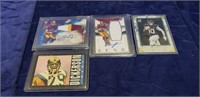 (4) Assorted NFL Football Cards