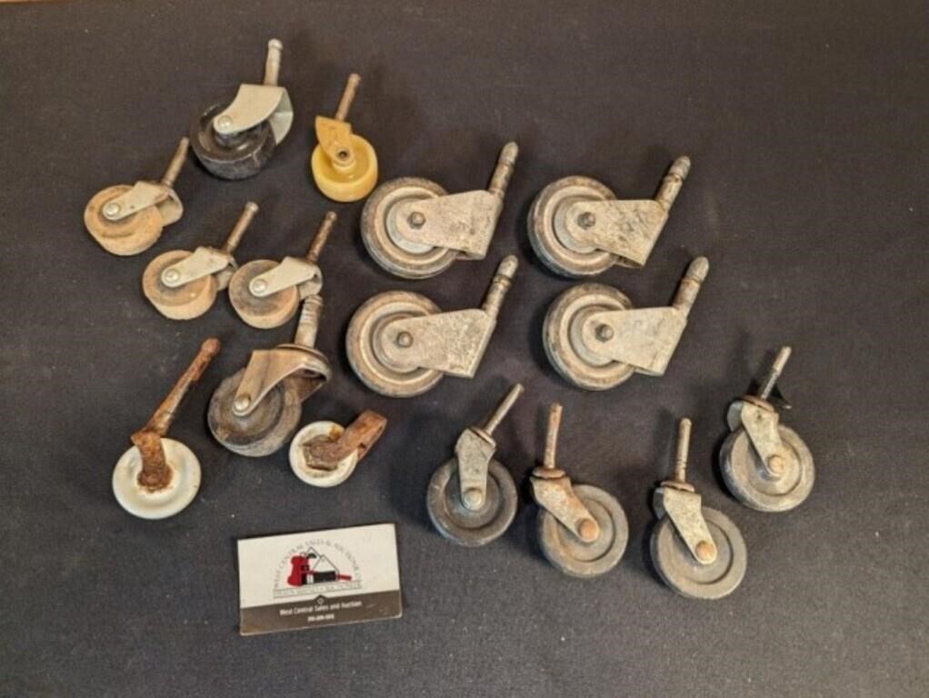 Casters (2 complete sets and misc)