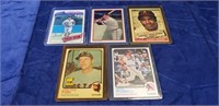 (5) Assorted Baseball Cards