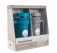 ThermoFlask 32oz Insulated Tumbler, 2-pack