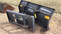 QUIK WAY SKIDSTEER SNOW PLOW