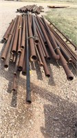 (30+/-) STEEL PIPE & (13) SQUAR TUBING