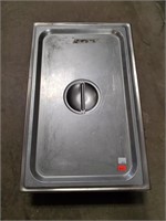 (2) Stainless Steel Prep Pans w/(1) Lid