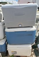 (3) Various Sized Coolers