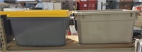 (2) Tubs With Garage Chemicals