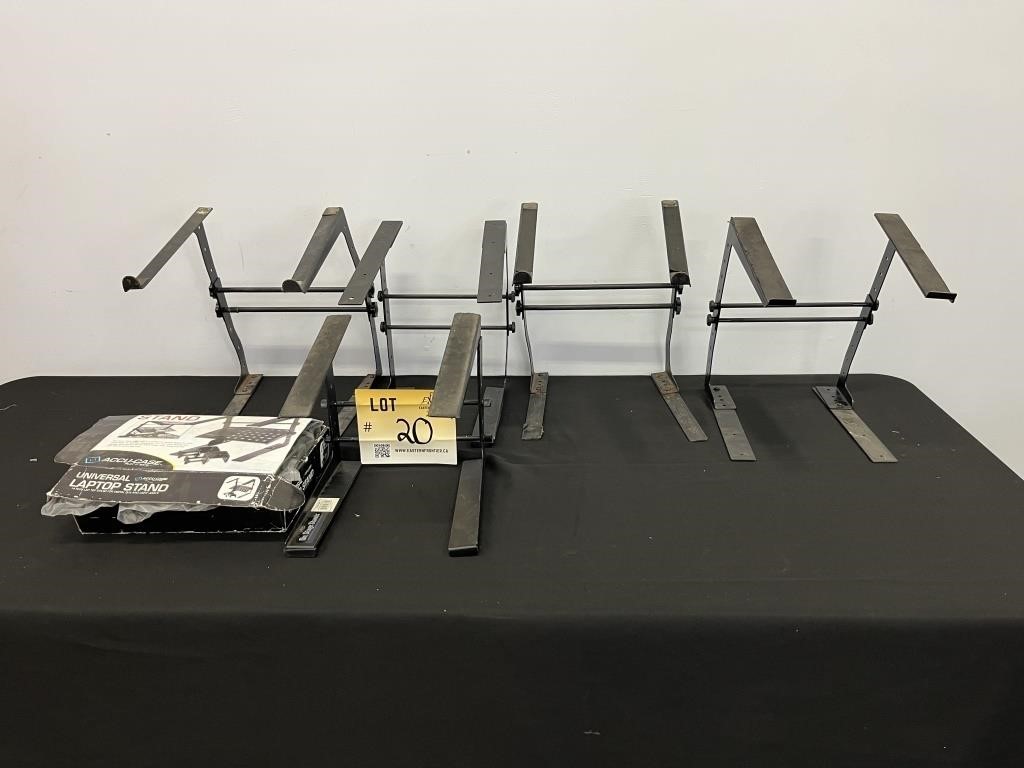 (Quantity of 6) ADJ Laptop Stands