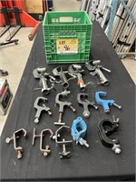 Quantity of clamps