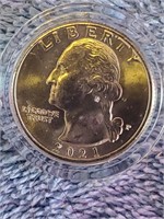 2021 Quarter Dollar Never Circulated