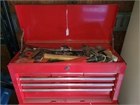 Upper Tool Box With Contents