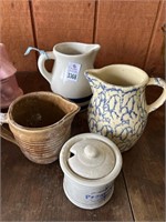 Pottery Pitchers & Mug