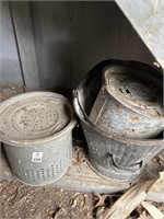 Minnow Buckets & Coal Bucket