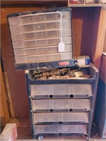 (2) Storage Bins With Contents