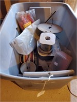 Tote Of Various Wire And More