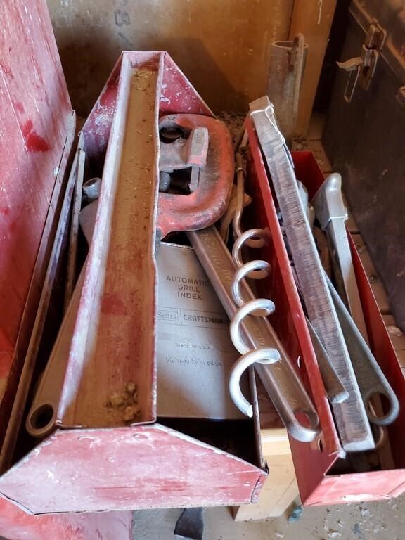 (2) Tool Trays With Hand Tools
