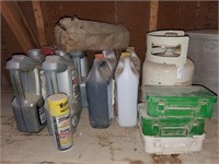 Garage Liquids And Coleman Tank