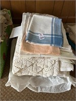 Crochet & Linen Table Coverings