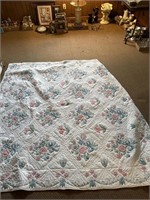 Multi Color Floral Quilt