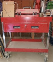 Rolling Metal Cart With Hardware