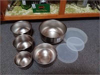 Early stainless steel bowls