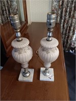 Early dresser lamps
