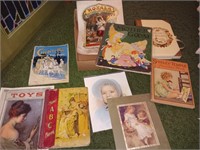 Shirley Temple, Mother Goose books, etc.