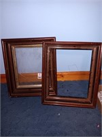 Early shadow box picture frames