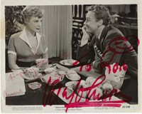 Van Johnson and June Allyson (Spoiled Signature) S