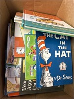 Box full of children’s books Dr. Seuss, Disney,
