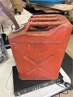 Metal US gas can