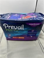 Prevail adult medium Pull-Ups.  4 Packages of 20