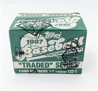 Sealed Topps 1987 "Traded" Series Baseball Card