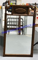 Wood Framed Mirror (53 x 30)